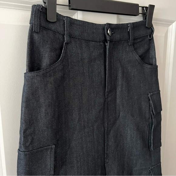 New NWT Line and Dot Mora Maxi Skirt in Charcoal Size XS - Picture 3 of 16